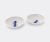 Cassina Tableware – ‘Le Monde de Charlotte Perriand, Arête’, soup plates, set of two in White and blue Porcelain