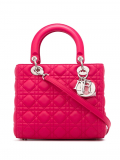 Christian Dior 2013 pre-owned Lady Dior Cannage mini bag – Pink