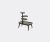 Colé Tables And Consoles – ‘Sushi’ cart, black and grey in black, 4 shades of grey laquer, beechwood, glass, gold