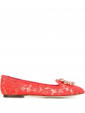 Dolce & Gabbana Vally slippers – Red