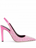 Giuseppe Zanotti Diorite crystal-embellished pumps – Pink