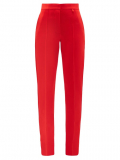 Givenchy – High-rise Stretch-crepe Tapered-leg Trousers – Womens – Red