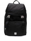 Givenchy Man Backpack In Black Nylon With 4g Applications
