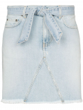 Givenchy belted denim mini skirt – Blue
