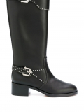 Givenchy studded riding boots – Black