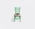 Gucci Seating – ‘Chiavari’ chair, green in Green, ivory Wood Embroidery Chair