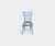 Gucci Seating – ‘Chiavari’ chair, light blue in Blue Wood, Fabric, Embroidery