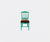 Gucci Seating – ‘Francesina’ chair, emerald in EMERALD MULTICOLOR BEECHWOOD/100%PL VELVET