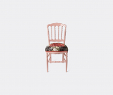 Gucci Seating – ‘Francesina’ chair, pink and black in PINK/BLACK/IVORY BEECHWOOD/JACQUARD 79%SE 21%PL