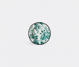Gucci Tableware – ‘Herbarium’ accent plate, set of two, green in Emerald Porcelain
