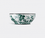 Gucci Tableware – ‘Herbarium’ salad bowl, green in Emerald Porcelain