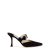 Jimmy Choo Marta 90 Black Suede Mules