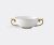 L’Objet Tableware – ‘Aegean’ soup bowl with two handles, gold in Gold Porcelain