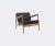 Magnus Olesen Seating – ‘Model 107’, black in Black Oak / Teak / Leather