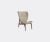 NORR11 Seating – ‘Elephant Lounge Chair’ in Beige Fully Upholstered – Smoked,