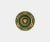 Rosenthal Tableware – ‘Versace Medusa’ service plate, juniper in green, gold porcelain