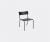 Serax Seating – ‘August’ chair, set of two, black in Black aluminium