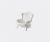 Slide Seating – ‘Queen of Love’ chair in Milky White Polyethylene