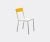 Valerie_objects Seating – ‘Alu’ chair in Ivory, yellow Aluminium