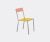 Valerie_objects Seating – ‘Alu’ chair in Yellow, pink Aluminium