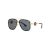 Versace Black Aviator-style Sunglasses