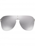Versace Eyewear #Frenergy visor sunglasses – Silver