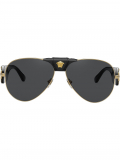 Versace Eyewear Medusa Head aviator sunglasses – Black