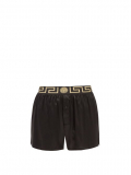Versace – Logo-jacquard Silk-satin Pyjama Shorts – Womens – Black