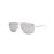 Versace Silver-tone Aviator-style Sunglasses