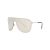 Versace Silver-tone Wrap-around Sunglasses